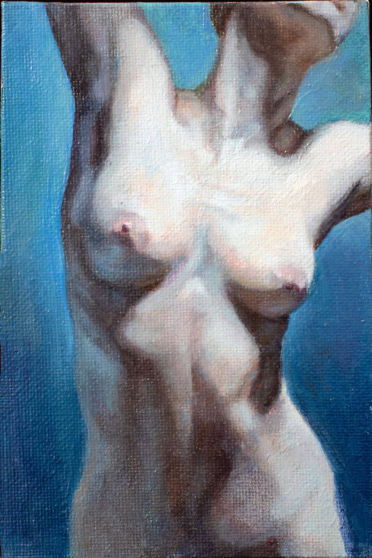 Sarah Warda, ‘Torso’, 2020, Painting, Oil on linen board, 33 Contemporary