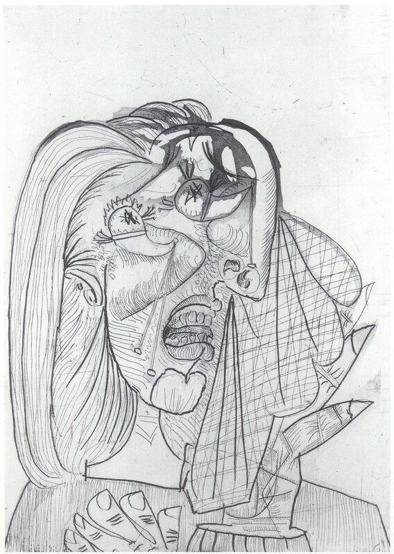 Pablo Picasso, ‘La Femme qui pleure I’, 1937, Print, Aquatint, scraper, drypoint and burin, John Szoke