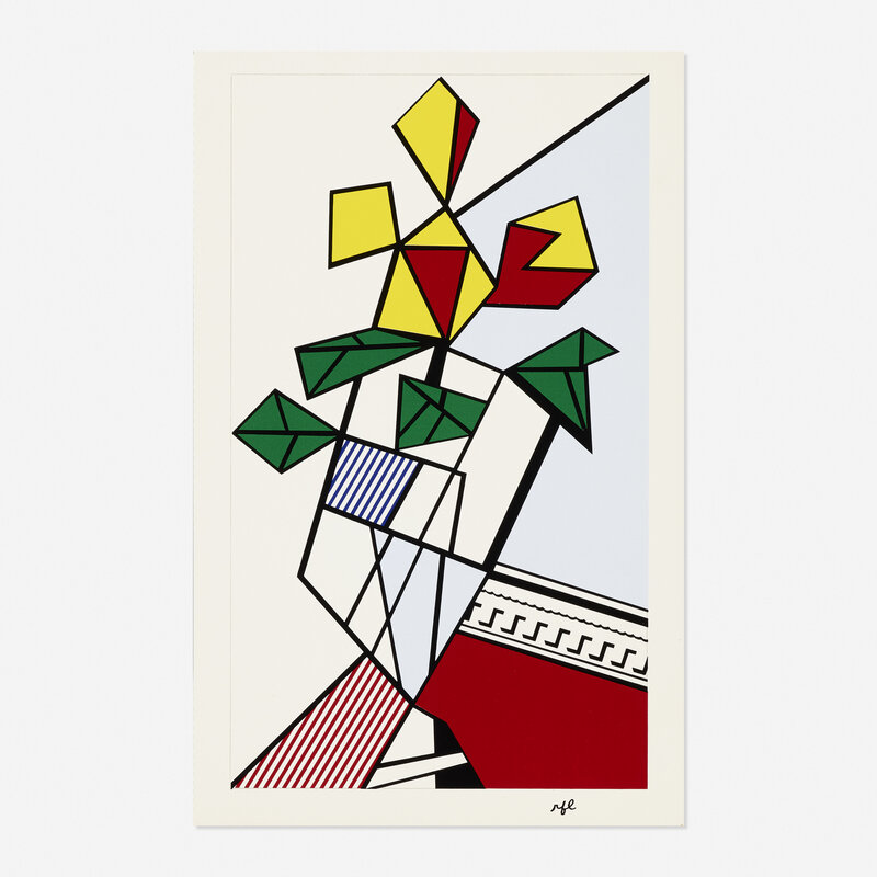 Roy Lichtenstein, ‘Flowers’, 1973, Print, Screenprint in colors, Rago/Wright/LAMA