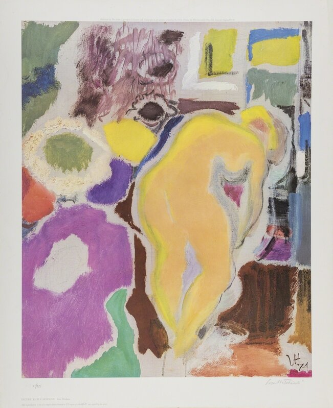 Ivon Hitchens, ‘Figure, Early Morning.’, Print, Photolithograph in colours, Forum Auctions
