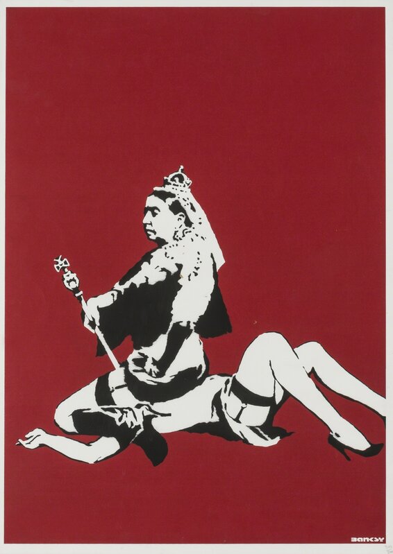 Banksy, ‘Queen Victoria’, 2003, Print, Screenprint in colours, on wove paper, Forum Auctions