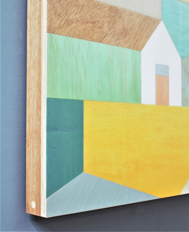 Choi Jae Won 최재원, ‘Wooden Structure’, 2020, Painting, Pigment,Wood on Wooden panel, Artflow