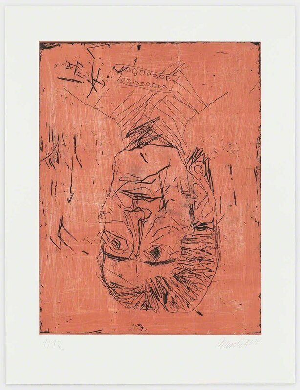Georg Baselitz, ‘Madame Rousseau II (Rose)’, 2018, Print, Etching and aquatint, Cristea Roberts Gallery