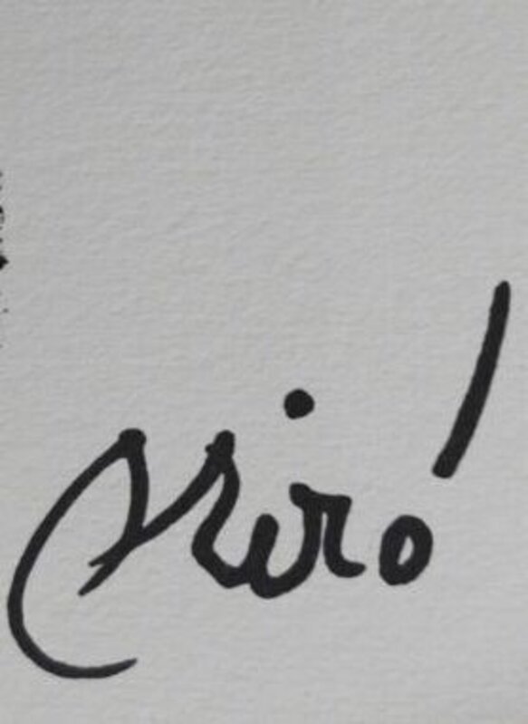 Joan Miró, ‘Maravillas con variaciones acrosticas 15’, 1975, Print, Original lithography on Guarro paper, Galerie Hus