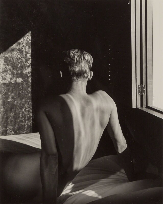 George Platt Lynes, ‘[Carlos McClendon, back to window]’, 1947, Photography, Gelatin silver print, Doyle