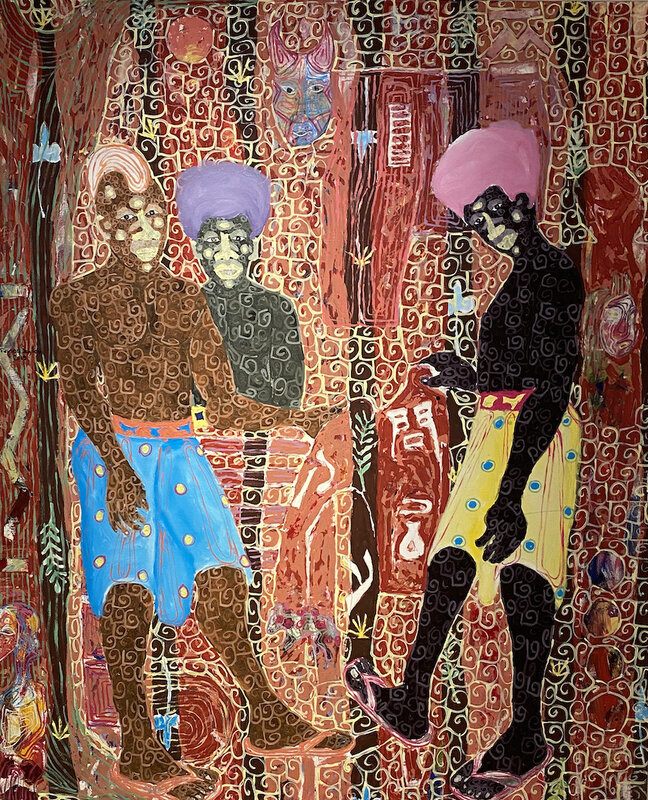 Kassou Seydou, ‘Bi Walla Bi’, 2019, Painting, Acrylic on canvas, MESTRE PROJECTS