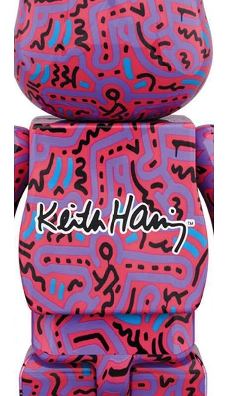 Keith Haring, ‘Keith Haring Bearbrick 400% set of 4 works (Haring BE@RBRICK)’, 2019-2021, Sculpture, Vinyl Figures, Lot 180 Gallery