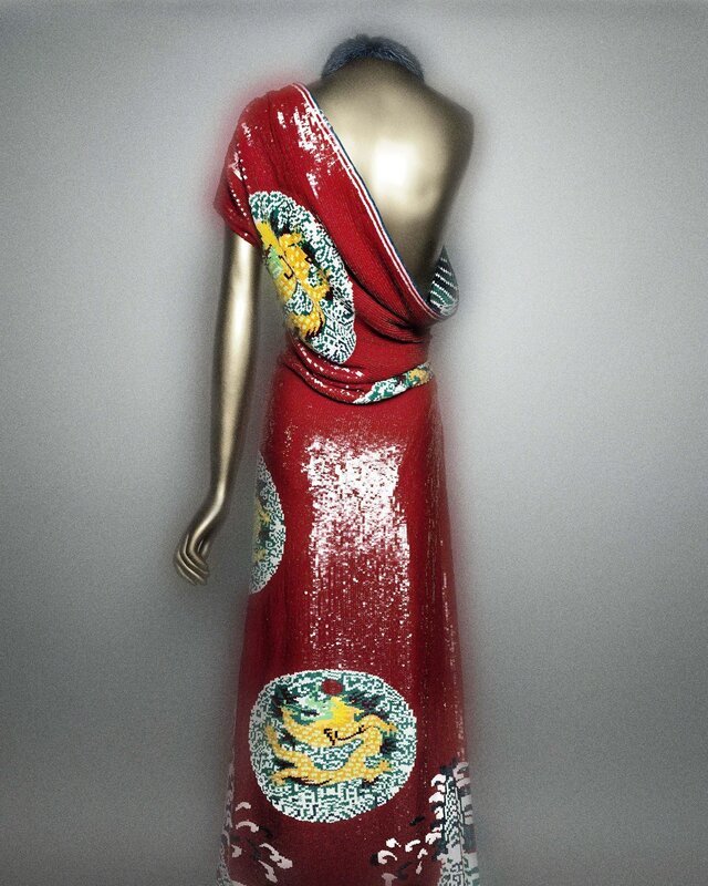 Tom Ford, ‘Evening dress (Tom Ford for Yves Saint Laurent)’, Fall/winter 2004–5, Fashion Design and Wearable Art, The Metropolitan Museum of Art