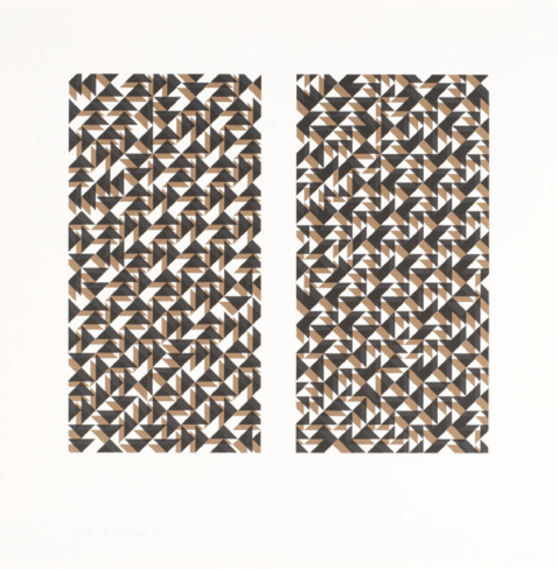 Anni Albers, ‘Fox II’, 1972, Print, Photo-offset on Rives BFK paper, Cristea Roberts Gallery