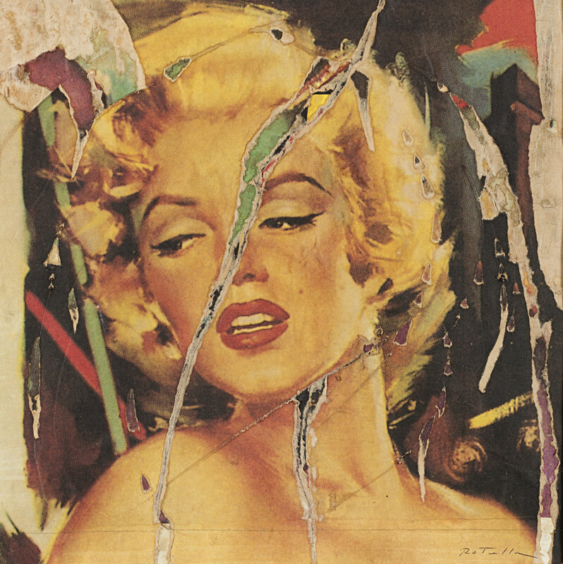 Mimmo Rotella, ‘Sensuale’, 1990, Drawing, Collage or other Work on Paper, Décollage, Il Ponte