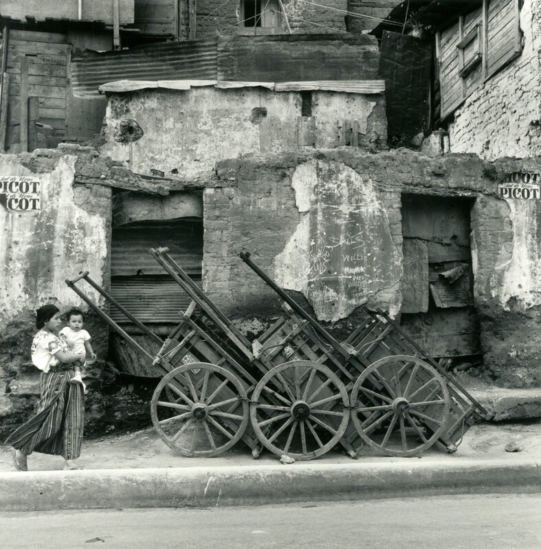 Mario Algaze, ‘Carretas / Wagons, Guatemala’, 1979, Photography, Gelatin Silver Print, Throckmorton Fine Art