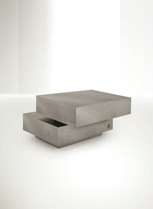 Gabriella Crespi, ‘a Scultura low table in the rare version with a drawer’, 1970 ca., Design/Decorative Art, Cambi