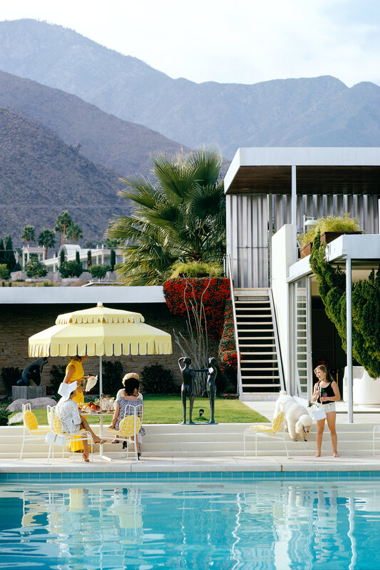 Slim Aarons, ‘At The Linsk House’, 1970, Photography, C print, IFAC Arts