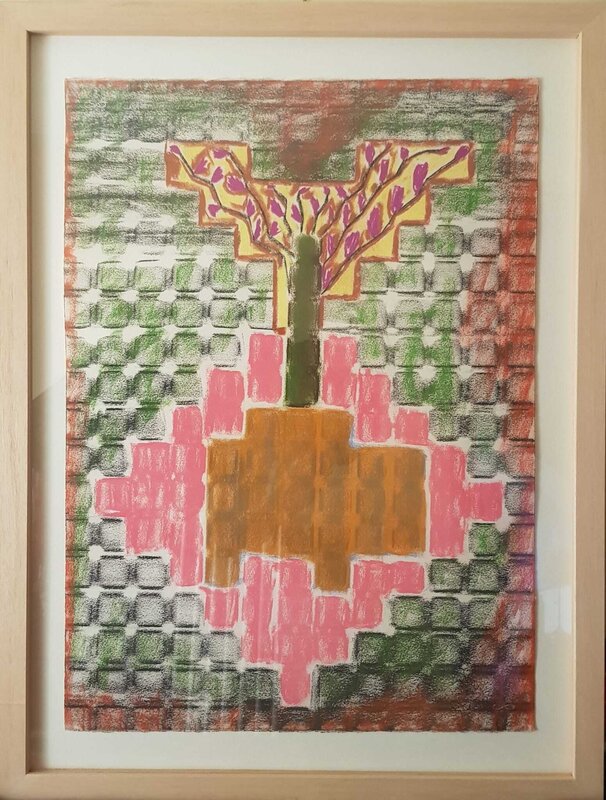 Francesco Clemente, ‘Albero della vita’, 1989, Painting, Pastels on paper, Luma Arte