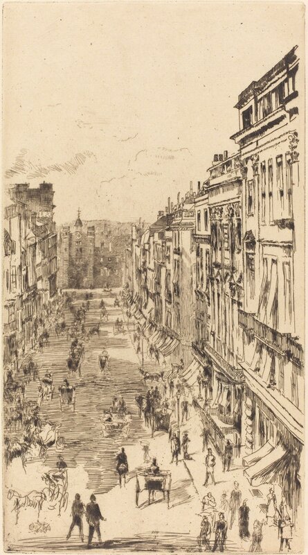 ‘St. James Street’, 1878, Print, Etching and drypoint, National Gallery of Art, Washington, D.C.