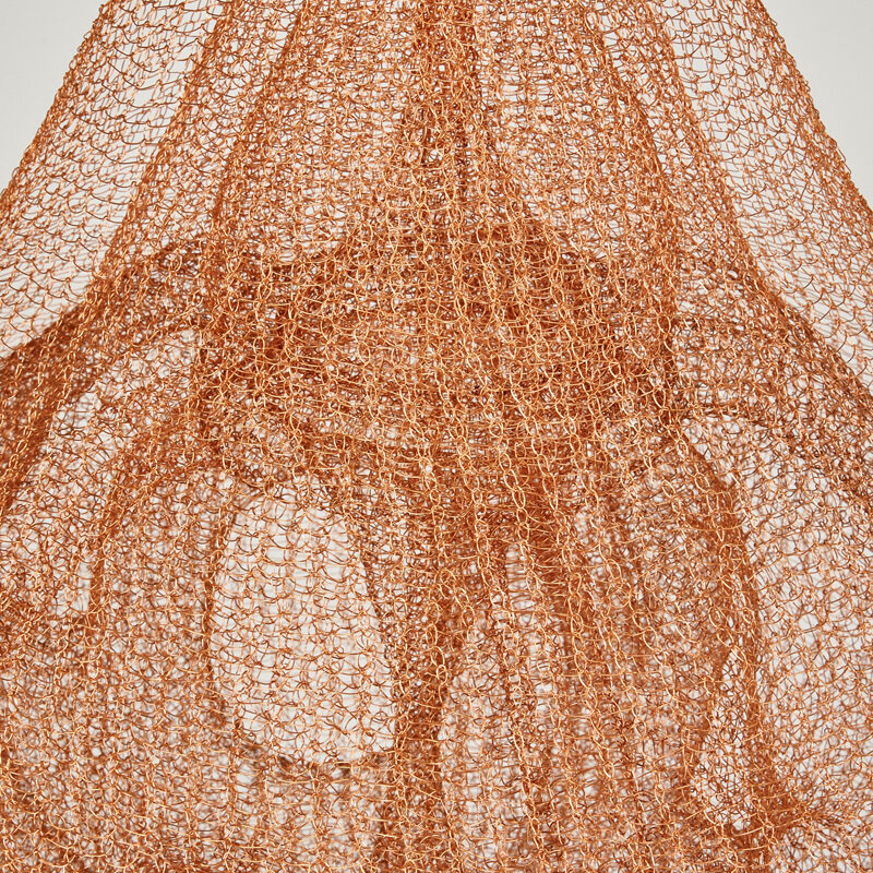 D'Lisa Creager, ‘Large untitled hanging sculpture (0117-05), California’, Design/Decorative Art, Hand-woven copper wire, Rago/Wright/LAMA/Toomey & Co.