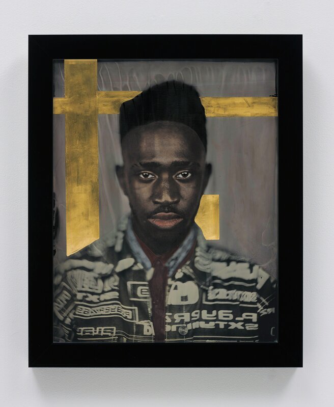 Walter & Zoniel, ‘Iconostatus’, 2012, Photography, Unique polyptych comprised of 18 direct positive photographs on tin with ink, pigment and oil paint, and 24 carat gold-leaf gilding, Phillips