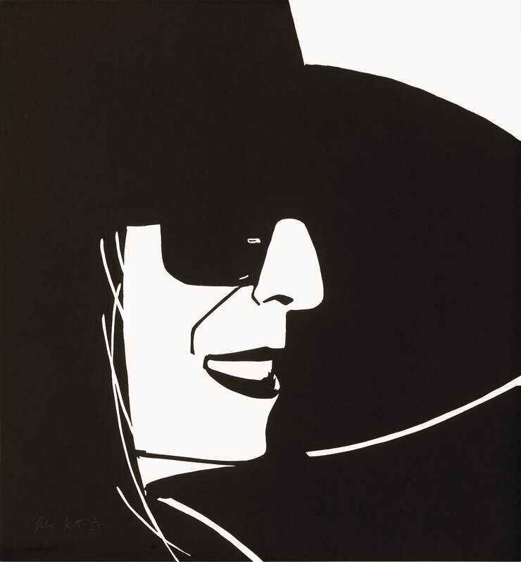 Alex Katz, ‘Black Hat (Ada)’, 2012, Print, Woodcut, Galerie Boisseree