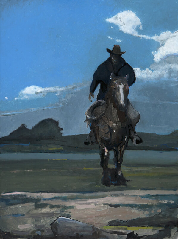 Robert Pollien, ‘Rider’, 2018, Painting, Oil on panel, Dowling Walsh