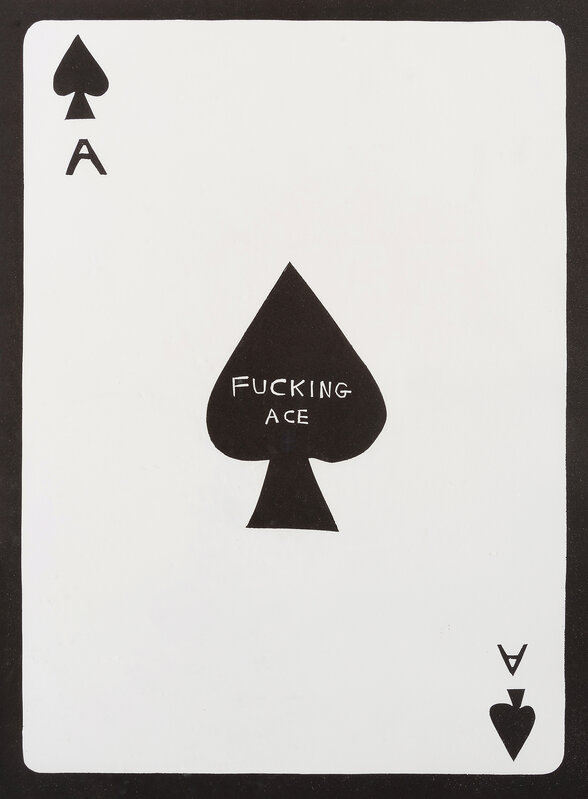 David Shrigley, ‘Fucking Ace (Linocut)’, 2018, Print, Linocut on 300 gr Somerset paper, Tate Ward Auctions