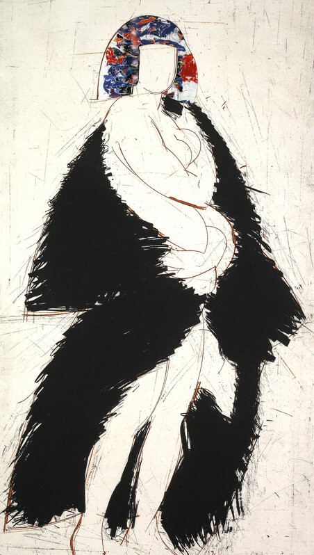 Manolo Valdés, ‘Helene’, 2005, Print, Original etching and aquatint engraving, with collage., Proyecto H / Galería Hispánica