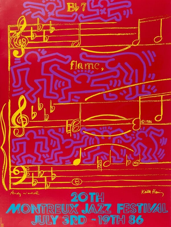 Andy Warhol, ‘20th Montreux Jazz Festival (Marechal 47)’, 1986, Print, Screenprint in colours, Forum Auctions