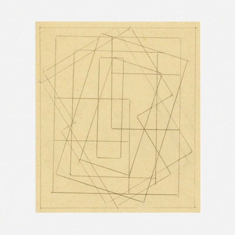 Blanche Lazzell, ‘Abstract Drawing VI’, c. 1928, Drawing, Collage or other Work on Paper, Graphite on tracing paper, Rago/Wright/LAMA/Toomey & Co.