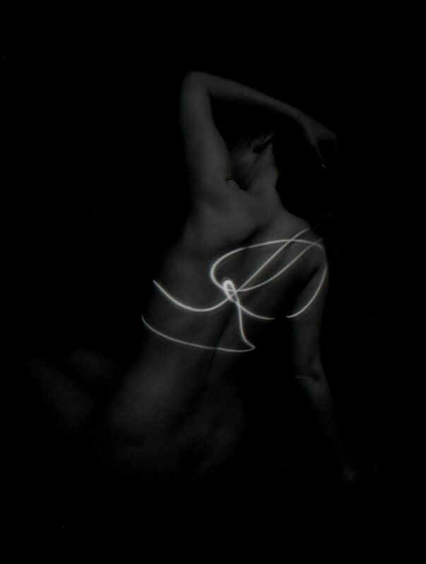 Erich Hartmann, ‘Laser light on nude’, Photography, Silver gelatin print, °CLAIRbyKahn Galerie