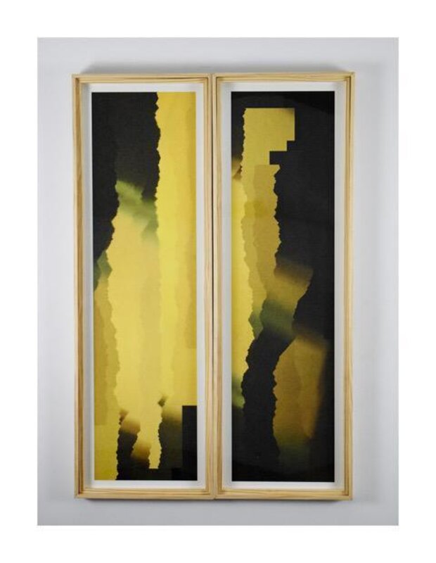Simon Colley, ‘Aspect of Gold #1, #2  (Edition of 9)’, 2019, Print, Giclee transparency prints suspended over archival paper in custom artist frames, Walter Wickiser Gallery