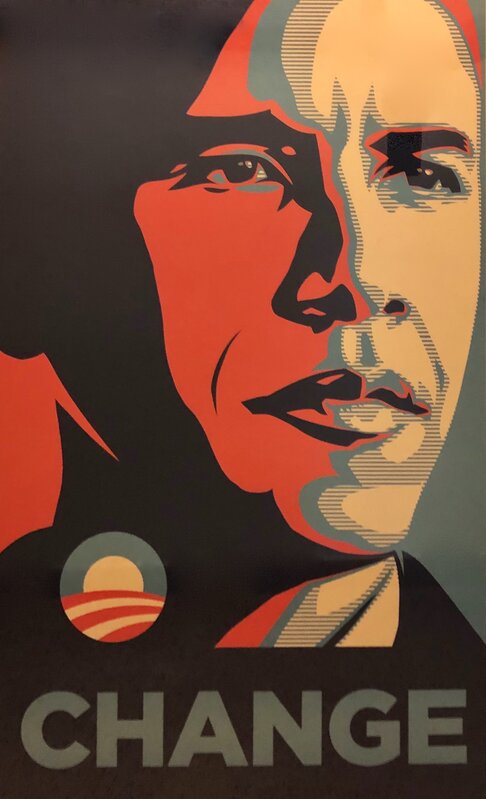 Shepard Fairey, ‘Change’, 2008, Print, Offset lithograph on paper, Artsy x Capsule Auctions