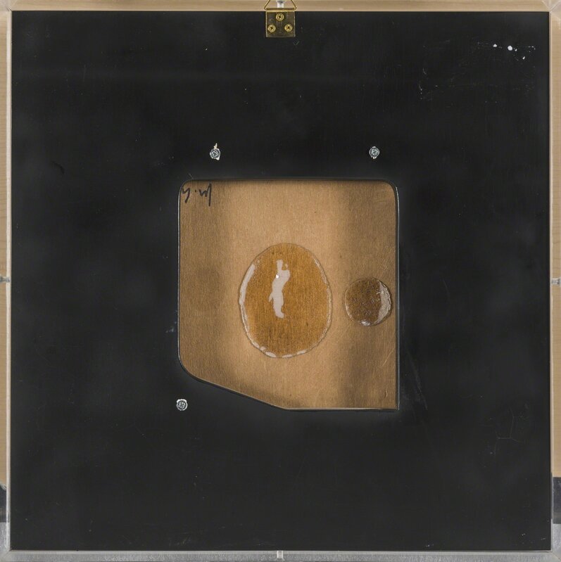 Mathias Goeritz, ‘Untitled’, 1963-1965, Sculpture, Pierced metal panel mounted on wood in plexiglass box, ArtRite