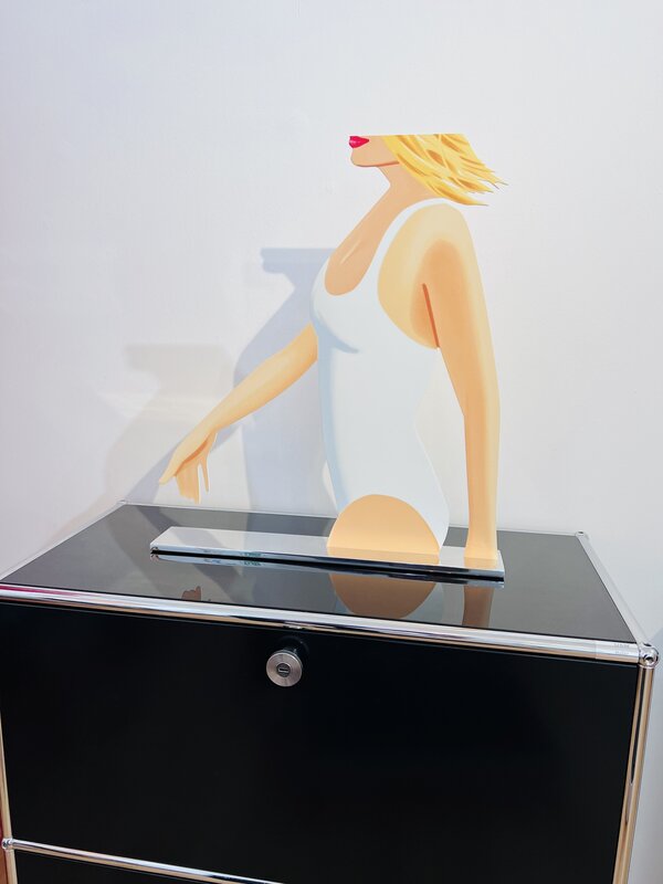 Alex Katz, ‘Coca Cola Girl Cutout - 알렉스카츠’, 2019, Sculpture, Aluminum Cutout (Steelcut), Frank Fluegel Gallery