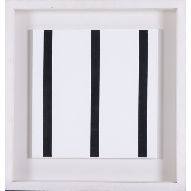Jean-Pierre Raynaud, ‘Untitled (3 lignes)’, 1984, Mixed Media, Acrylique sur toile contrecollée sur panneau, PIASA