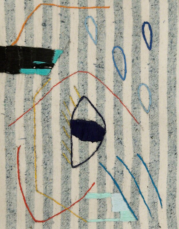 Celina Eceiza, ‘lluvia’, 2014, Mixed Media, Embroidery on fabric, Big Sur Galería