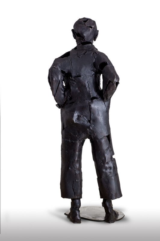 Eran Shakine, ‘Pablo Ruiz y Picasso’, 2015, Sculpture, Bronze with Polished Black Patina and Stainless Steel, Zemack Contemporary Art