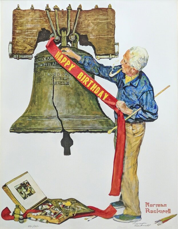 Norman Rockwell, ‘CELEBRATION 1976’, 1976, Print, LITHOGRAPH, Gallery Art