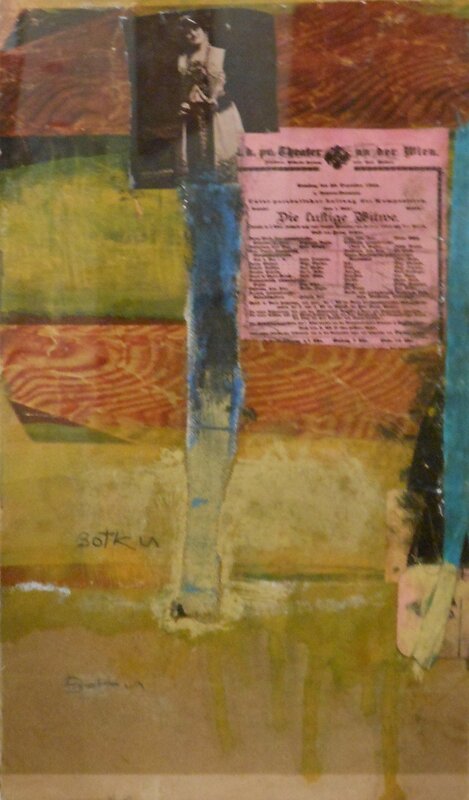 Henry Botkin, ‘Theatre’, 1959, Drawing, Collage or other Work on Paper, Collage on board, Childs Gallery