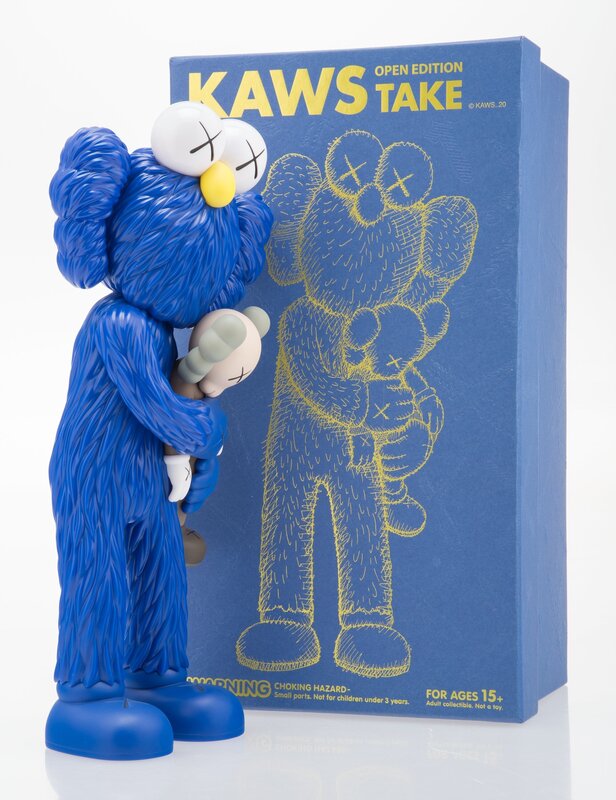 KAWS, ‘Take (Blue)’, 2020, Sculpture, Painted cast vinyl, Heritage Auctions