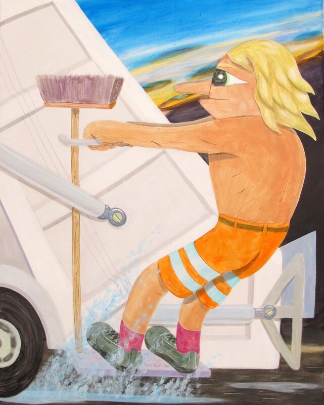 HuskMitNavn, ‘TRASH SURFING’, 2015, Painting, ACRYLIC ON CANVAS, V1 Gallery