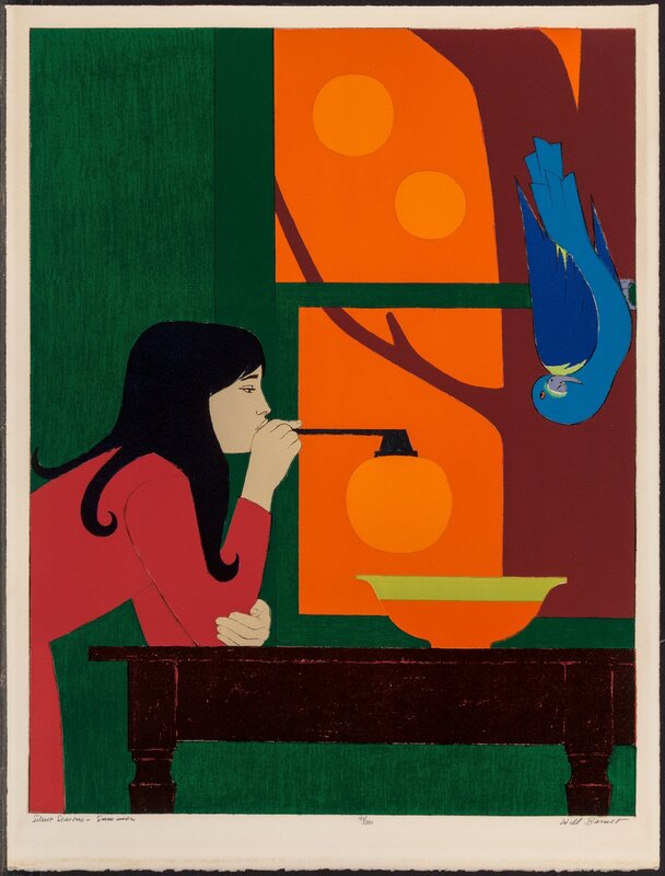Will Barnet, ‘Silent Season-Summer’, 1974, Print, Lithograph in colors on paper, Heritage Auctions