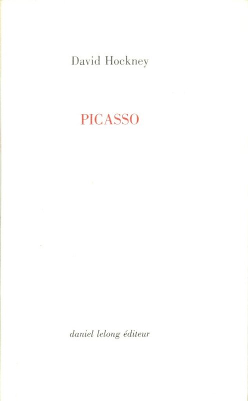 David Hockney, ‘Picasso (Hand signed and numbered by Hockney)’, 1999, Books and Portfolios, Pencil signed and numbered softcover book in original glassine wrap jacket., Alpha 137 Gallery Gallery Auction