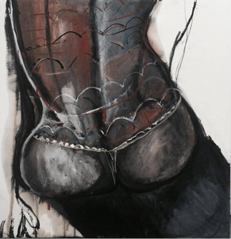 SUN ZIYAO 孙子垚, ‘Original Ass’, 2016, Painting, Mixed media on paper, Suomei Gallery