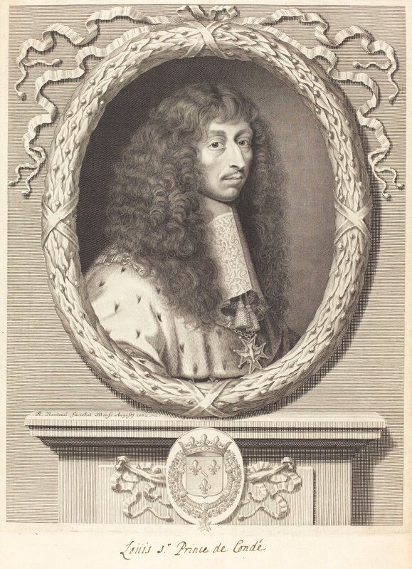 Robert Nanteuil, ‘Louis II, Prince de Conde’, 1662, Print, Engraving, National Gallery of Art, Washington, D.C.