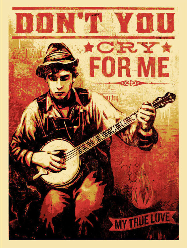 Shepard Fairey, ‘'Americana' Box Set’, 2012, Print, Collaboration with rock music icon Neil Young. 13-screen prints in color on cream, Speckletone fine art paper; Neil Young "Americana" CD., Signari Gallery