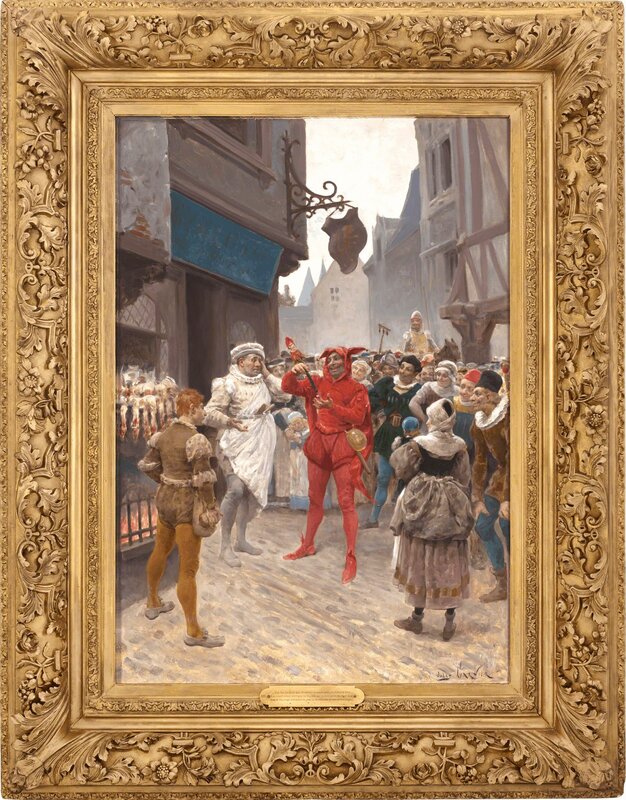 Jules-Arsène Garnier, ‘La Vie de Gargantua et de Pantagruel’, ca. 1870, Painting, Oil on canvas,  M.S. Rau