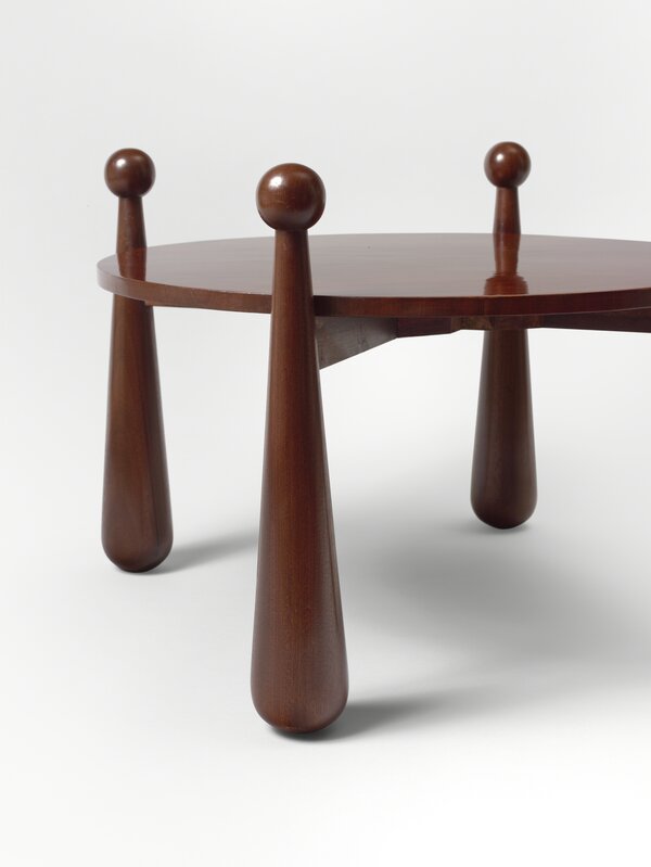 Jean Royère, ‘"Quille" occasional table’, ca. 1960, Design/Decorative Art, Oak, Galerie Jacques Lacoste