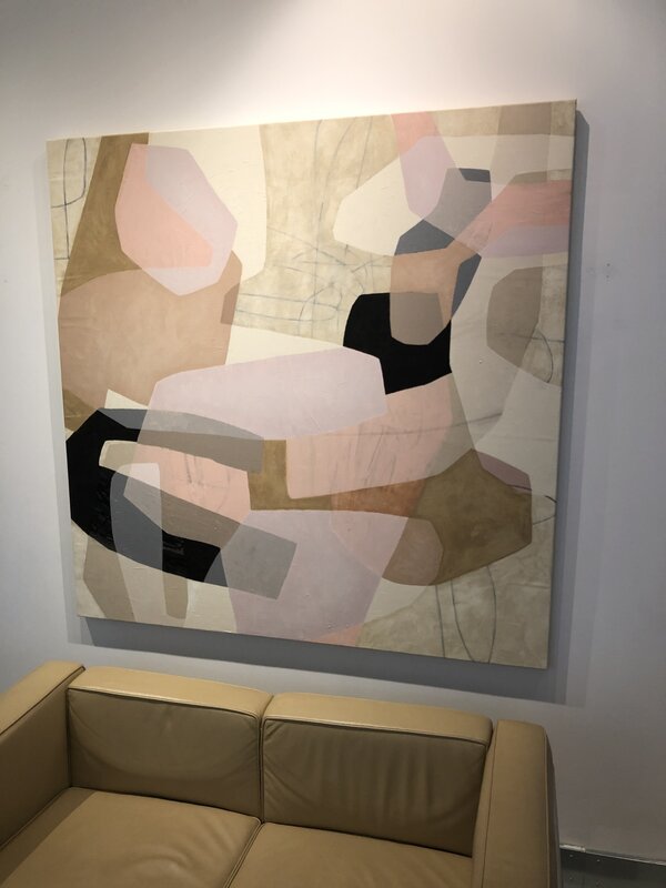 Wendy Westlake, ‘Parlor’, 2020, Painting, Graphite, crayon, acrylic on raw canvas, M Fine Arts Galerie