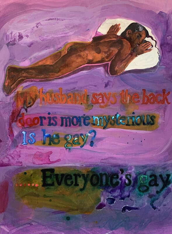 Judith Hudson, ‘Everyone's Gay’, 2020, Painting, Acrylic on canvas, Human Rights Campaign Benefit Auction