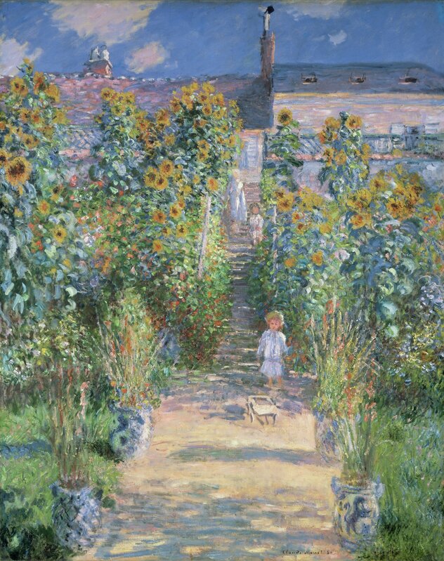 Claude Monet, ‘The Artist's Garden at Vétheuil’, 1880, Painting, Oil on canvas, National Gallery of Art, Washington, D.C.