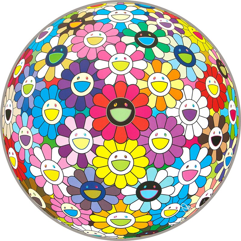 Takashi Murakami, ‘Flower Ball (3D)’, 2007, Print, Offset lithograph, Dope! Gallery